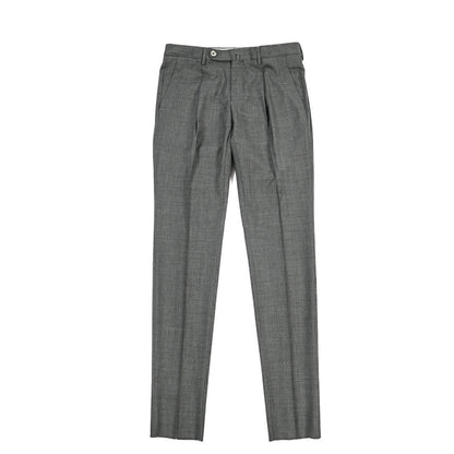 SALE｜GTA “772 L” ウール100% ワンタックスラックス / SLIM FIT グレー 46 | GUARDAROBA MILANO OFFICIAL STORE