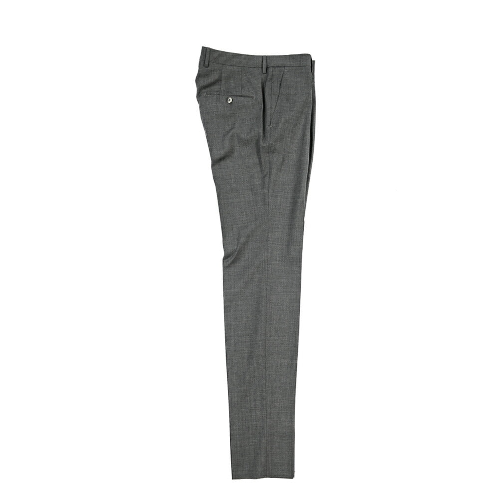 SALE｜GTA “772 L” ウール100% ワンタックスラックス / SLIM FIT グレー 46 | GUARDAROBA MILANO OFFICIAL STORE