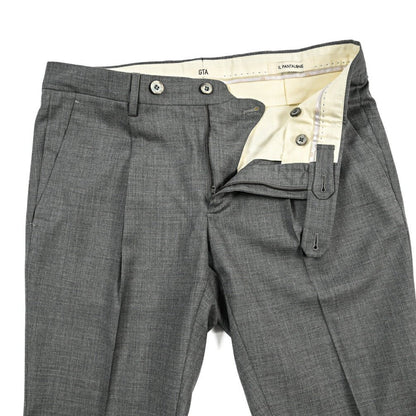 SALE｜GTA “772 L” ウール100% ワンタックスラックス / SLIM FIT グレー 46 | GUARDAROBA MILANO OFFICIAL STORE