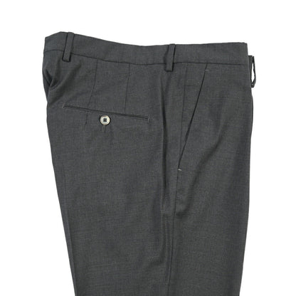 SALE｜GTA “772 L” ウール100% ワンタックスラックス / SLIM FIT ダークグレー 50 | GUARDAROBA MILANO OFFICIAL STORE