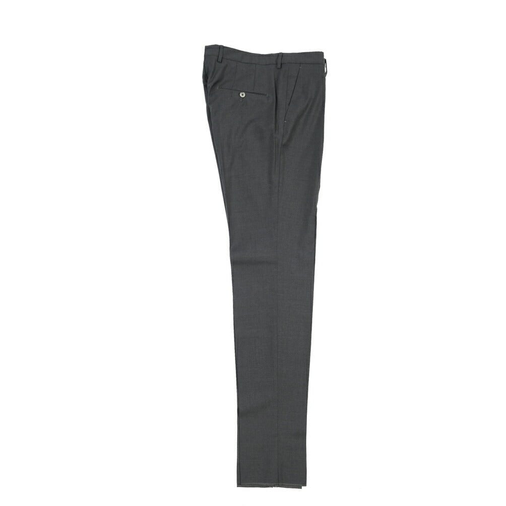 SALE｜GTA “772 L” ウール100% ワンタックスラックス / SLIM FIT ダークグレー 50 | GUARDAROBA MILANO OFFICIAL STORE