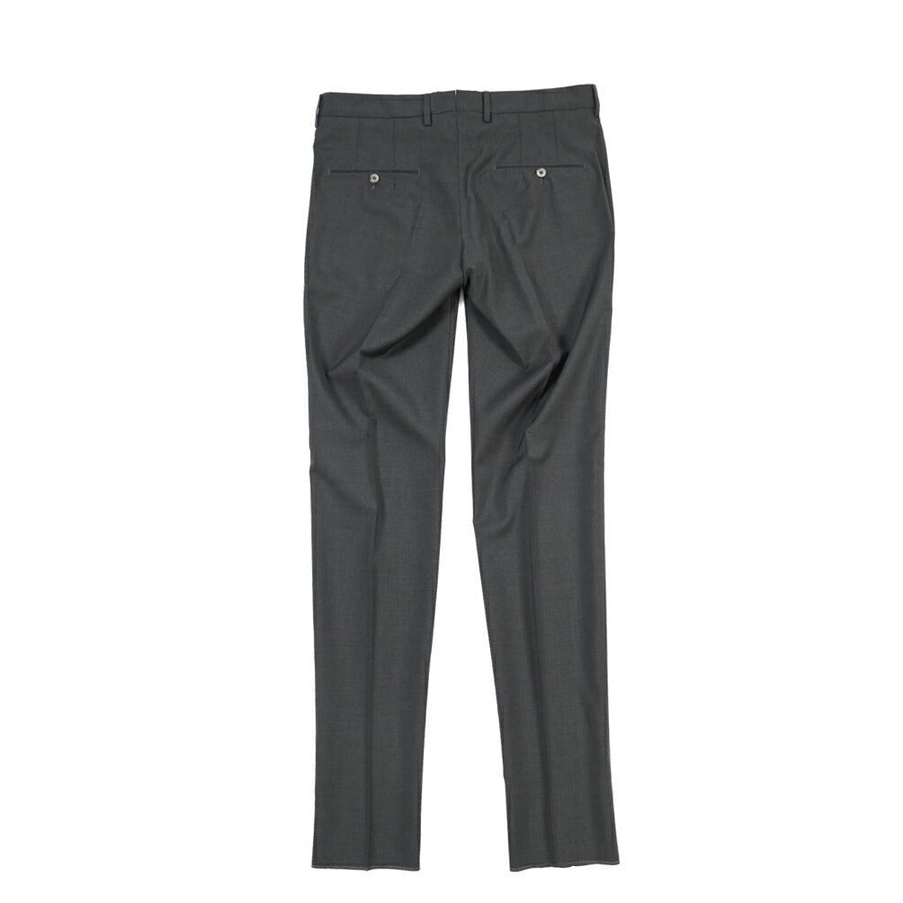 SALE｜GTA “772 L” ウール100% ワンタックスラックス / SLIM FIT ダークグレー 50 | GUARDAROBA MILANO OFFICIAL STORE