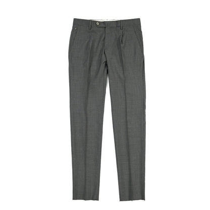 SALE｜GTA “772 L” ウール100% ワンタックスラックス / SLIM FIT ダークグレー 48 | GUARDAROBA MILANO OFFICIAL STORE