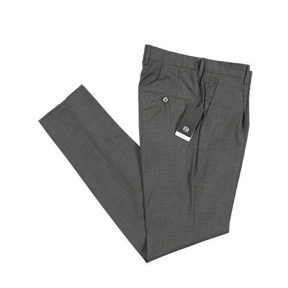 SALE｜GTA “772 L” ウール100% ワンタックスラックス / SLIM FIT ダークグレー 48 | GUARDAROBA MILANO OFFICIAL STORE