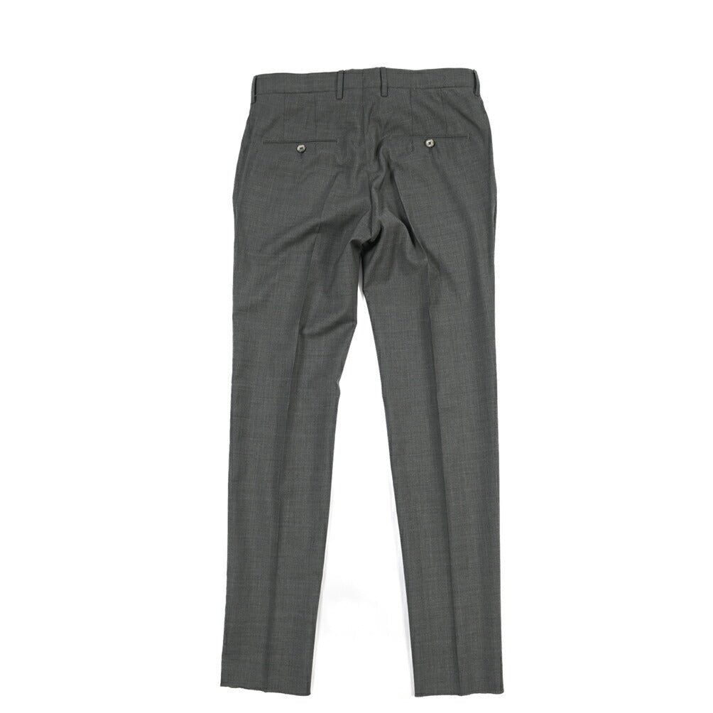 SALE｜GTA “772 L” ウール100% ワンタックスラックス / SLIM FIT ダークグレー 48 | GUARDAROBA MILANO OFFICIAL STORE