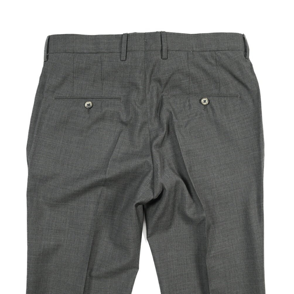 SALE｜GTA “772 L” ウール100% ワンタックスラックス / SLIM FIT ダークグレー 48 | GUARDAROBA MILANO OFFICIAL STORE