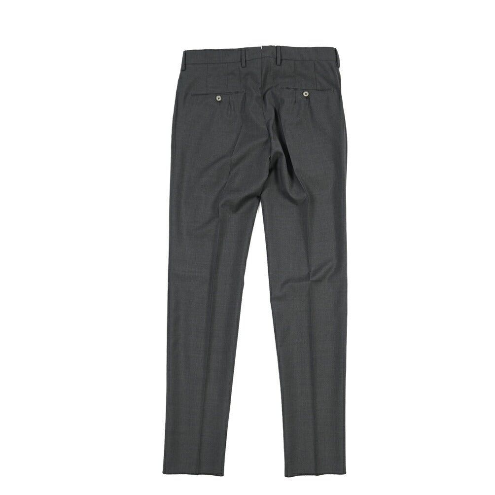 SALE｜GTA “772 L” ウール100% ワンタックスラックス / SLIM FIT ダークグレー 46 | GUARDAROBA MILANO OFFICIAL STORE