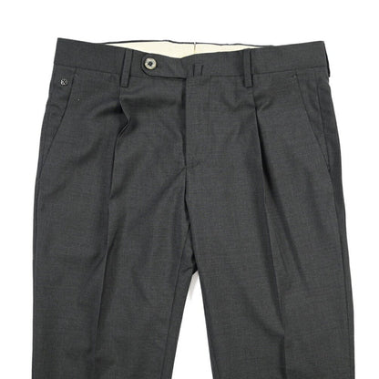 SALE｜GTA “772 L” ウール100% ワンタックスラックス / SLIM FIT ダークグレー 46 | GUARDAROBA MILANO OFFICIAL STORE