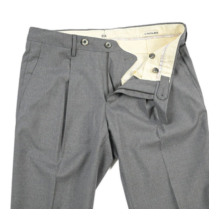 SALE｜GTA “772 L” ウール100% ワンタックスラックス / SLIM FIT グレー 44 | GUARDAROBA MILANO OFFICIAL STORE