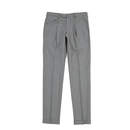 SALE｜GTA “772 L” ウール100% ワンタックスラックス / SLIM FIT グレー 44 | GUARDAROBA MILANO OFFICIAL STORE