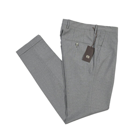 SALE｜GTA “772 L” ウール100% ワンタックスラックス / SLIM FIT グレー 44 | GUARDAROBA MILANO OFFICIAL STORE