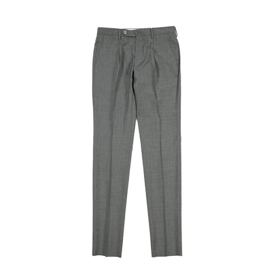 SALE｜GTA “772 L” ウール100% ワンタックスラックス / SLIM FIT グレー 48 | GUARDAROBA MILANO OFFICIAL STORE