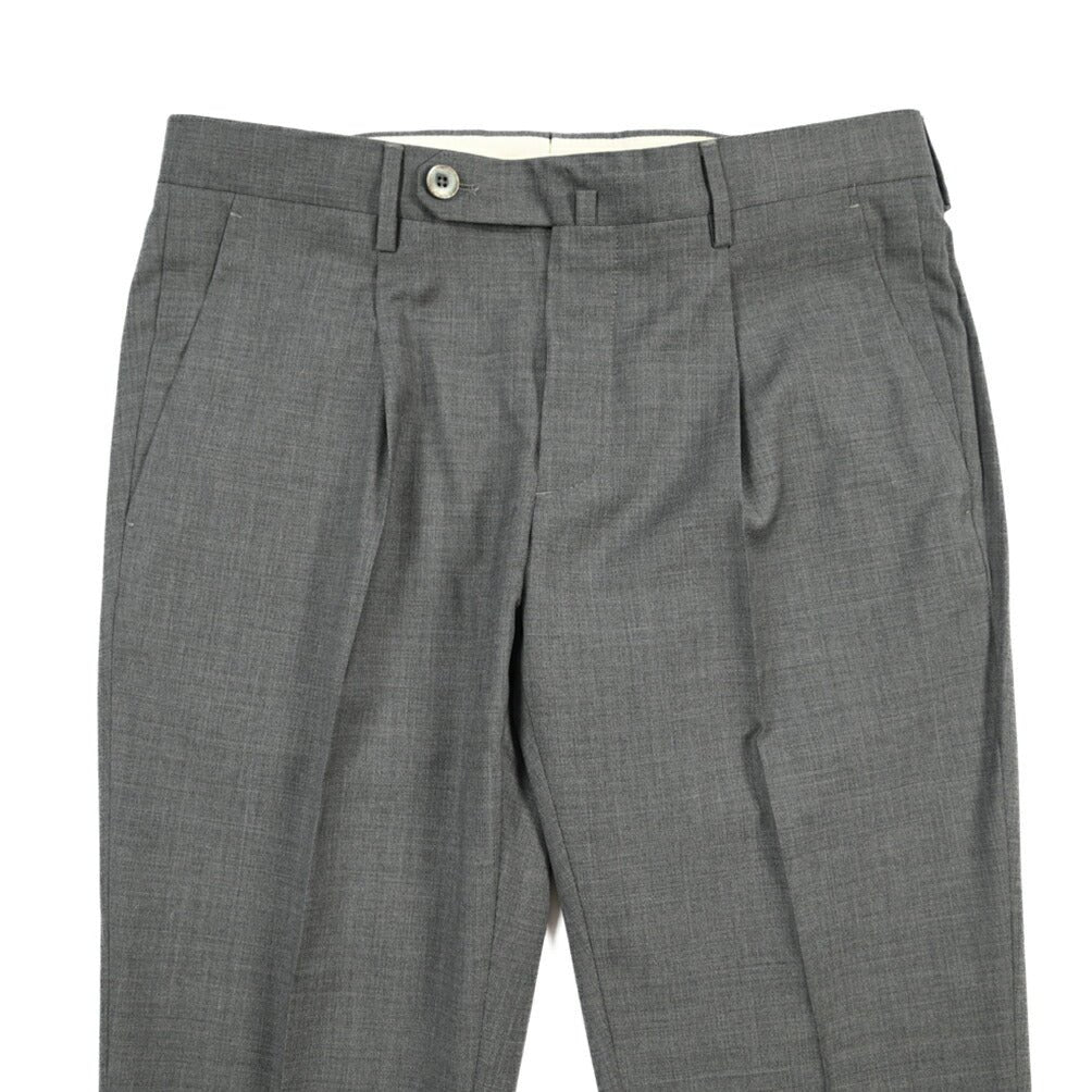 SALE｜GTA “772 L” ウール100% ワンタックスラックス / SLIM FIT グレー 48 | GUARDAROBA MILANO OFFICIAL STORE