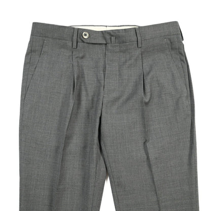 SALE｜GTA “772 L” ウール100% ワンタックスラックス / SLIM FIT グレー 48 | GUARDAROBA MILANO OFFICIAL STORE