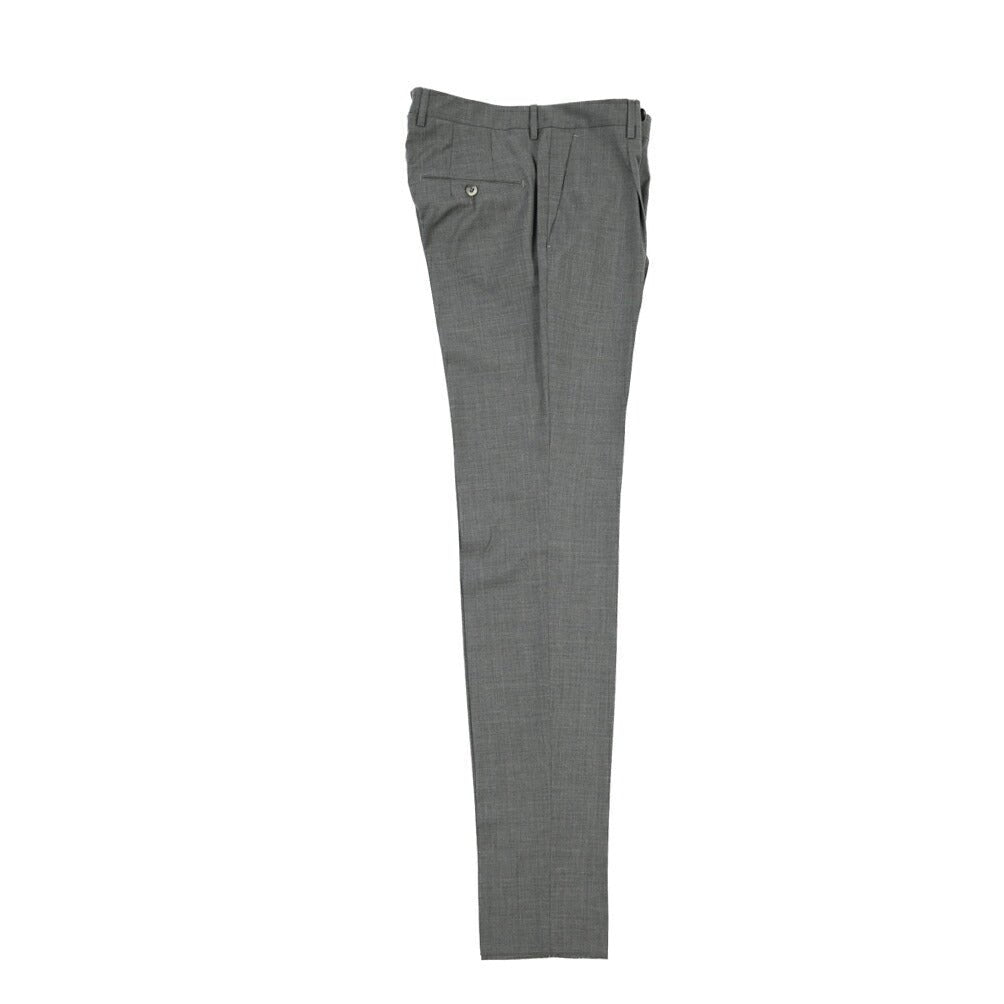 SALE｜GTA “772 L” ウール100% ワンタックスラックス / SLIM FIT グレー 48 | GUARDAROBA MILANO OFFICIAL STORE