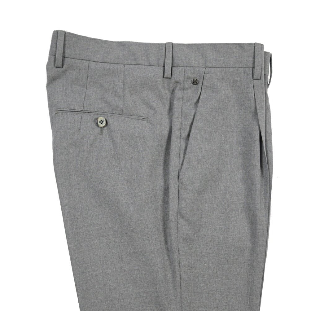 SALE｜GTA “772 L” ウール100% ワンタックスラックス / SLIM FIT グレー 48 | GUARDAROBA MILANO OFFICIAL STORE