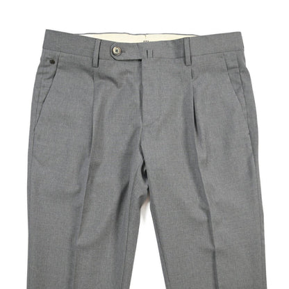 SALE｜GTA “772 L” ウール100% ワンタックスラックス / SLIM FIT グレー 48 | GUARDAROBA MILANO OFFICIAL STORE