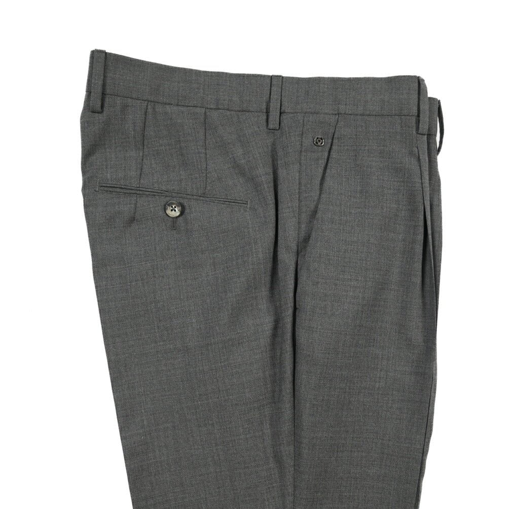 SALE｜GTA “772 L” ウール100% ワンタックスラックス / SLIM FIT グレー 48 | GUARDAROBA MILANO OFFICIAL STORE