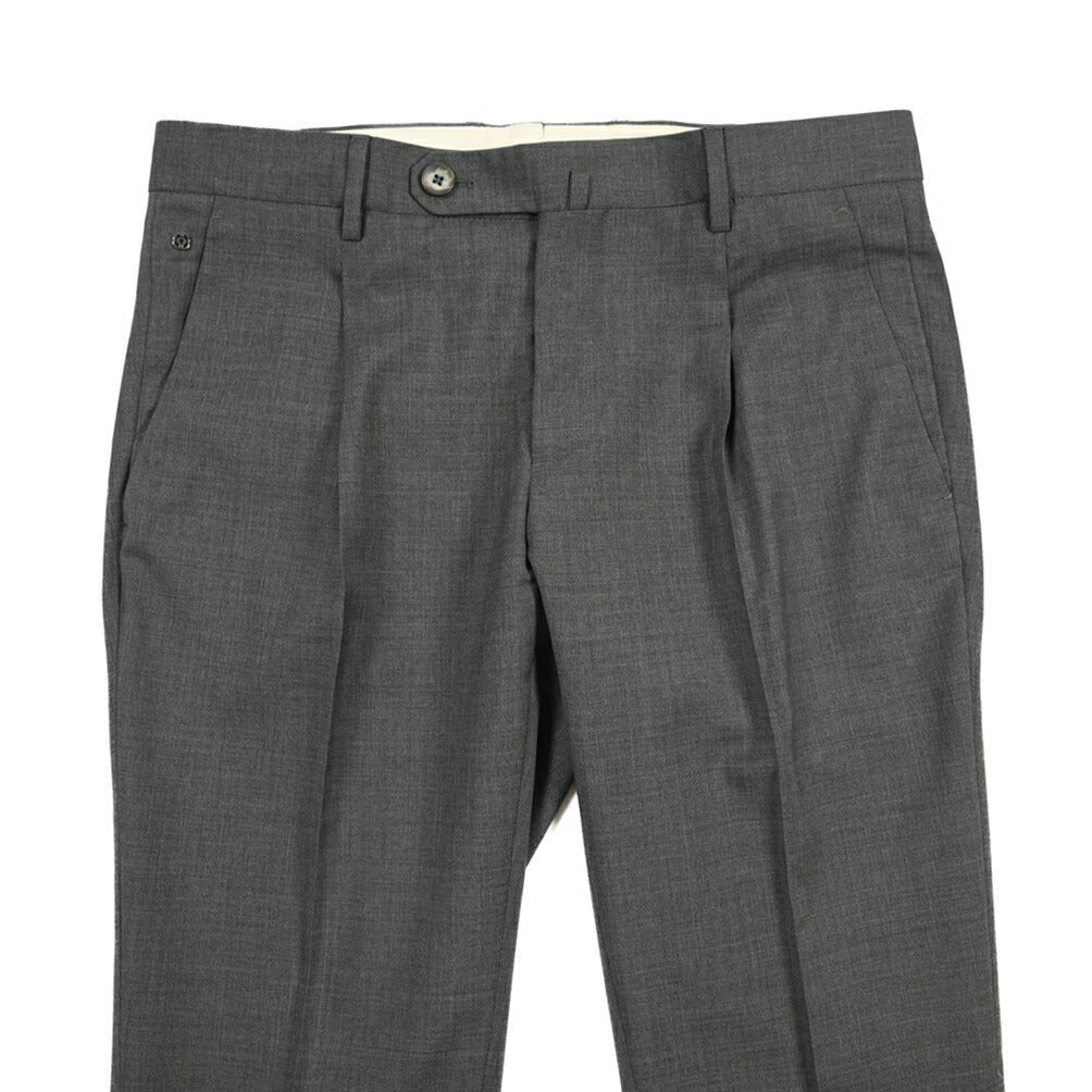 SALE｜GTA “772 L” ウール100% ワンタックスラックス / SLIM FIT グレー 48 | GUARDAROBA MILANO OFFICIAL STORE