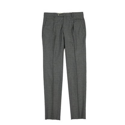 SALE｜GTA “772 L” ウール100% ワンタックスラックス / SLIM FIT グレー 48 | GUARDAROBA MILANO OFFICIAL STORE