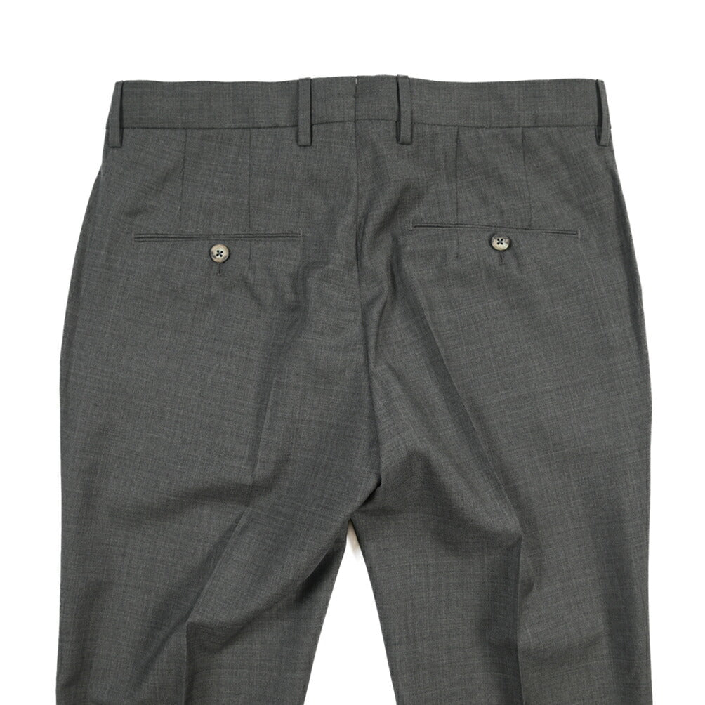 SALE｜GTA “772 L” ウール100% ワンタックスラックス / SLIM FIT グレー 48 | GUARDAROBA MILANO OFFICIAL STORE
