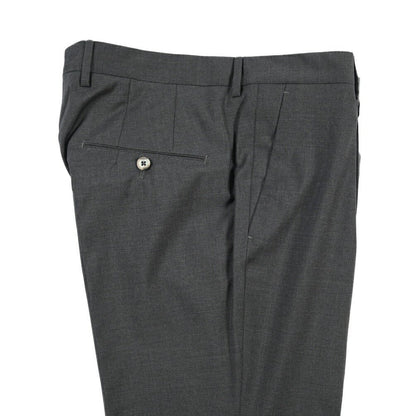 SALE｜GTA “772 L” ウール100% ワンタックスラックス / SLIM FIT ダークグレー 48 | GUARDAROBA MILANO OFFICIAL STORE