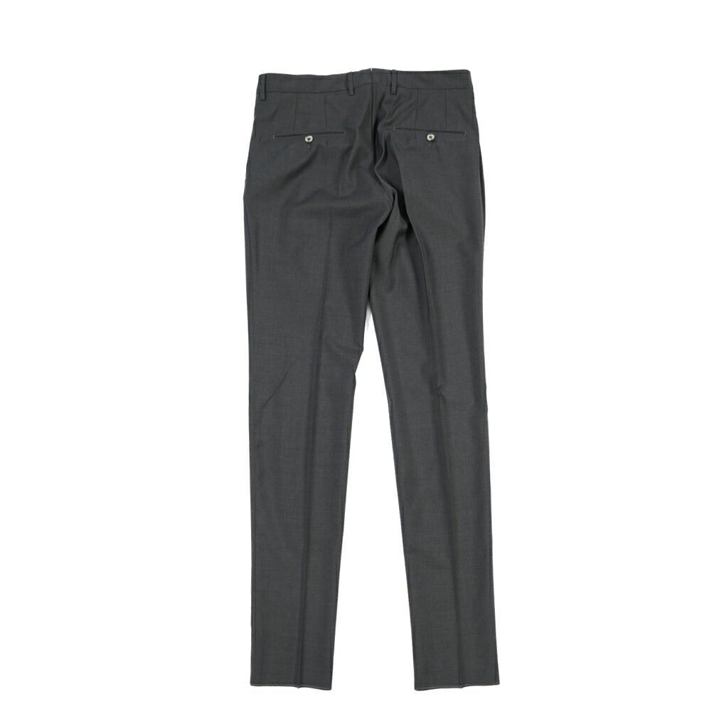 SALE｜GTA “772 L” ウール100% ワンタックスラックス / SLIM FIT ダークグレー 48 | GUARDAROBA MILANO OFFICIAL STORE