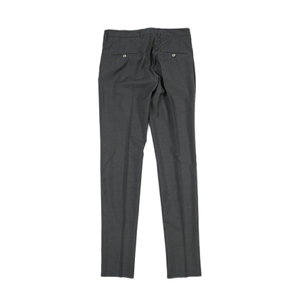 SALE｜GTA “772 L” ウール100% ワンタックスラックス / SLIM FIT ダークグレー 48 | GUARDAROBA MILANO OFFICIAL STORE