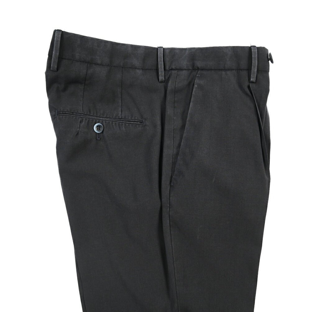 SALE｜GTA “772 L” ヴァージンウール100% ワンタックスラックス / SLIM FIT ダークネイビー 46 | GUARDAROBA MILANO OFFICIAL STORE