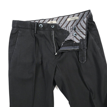 SALE｜GTA “772 L” ヴァージンウール100% ワンタックスラックス / SLIM FIT ダークネイビー 46 | GUARDAROBA MILANO OFFICIAL STORE