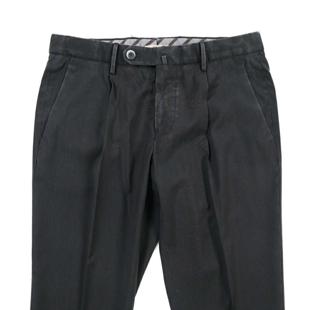 SALE｜GTA “772 L” ヴァージンウール100% ワンタックスラックス / SLIM FIT ダークネイビー 46 | GUARDAROBA MILANO OFFICIAL STORE
