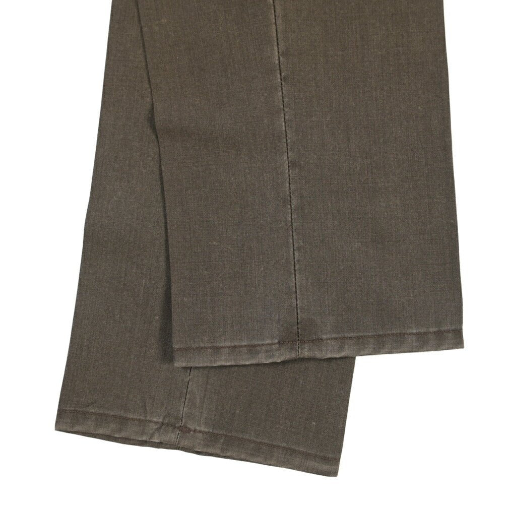 SALE｜GTA “772 L” ヴァージンウール100% ワンタックスラックス / SLIM FIT ブラウン 46 | GUARDAROBA MILANO OFFICIAL STORE