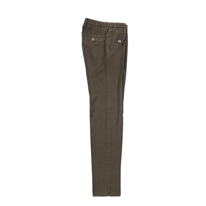 SALE｜GTA “772 L” ヴァージンウール100% ワンタックスラックス / SLIM FIT ブラウン 46 | GUARDAROBA MILANO OFFICIAL STORE