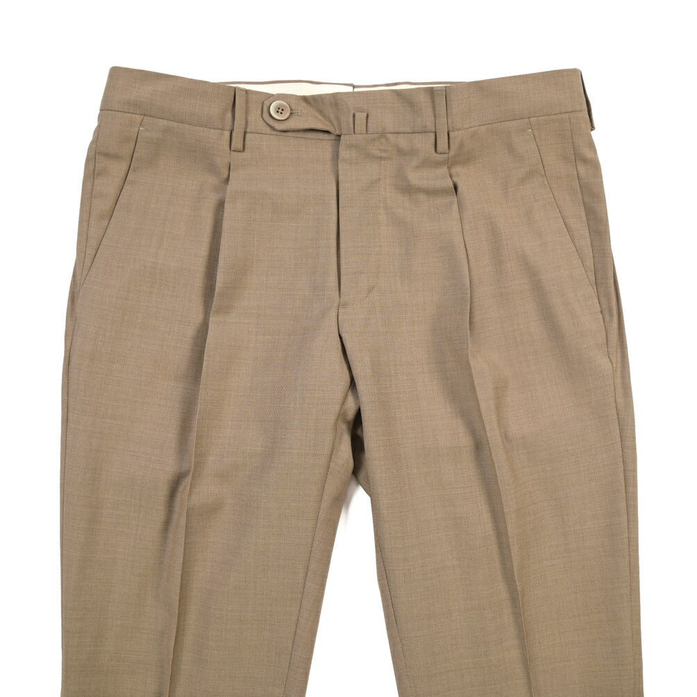 SALE｜GTA “772 L” ウール100% ワンタックスラックス / SLIM FIT ブラウン 48 | GUARDAROBA MILANO OFFICIAL STORE