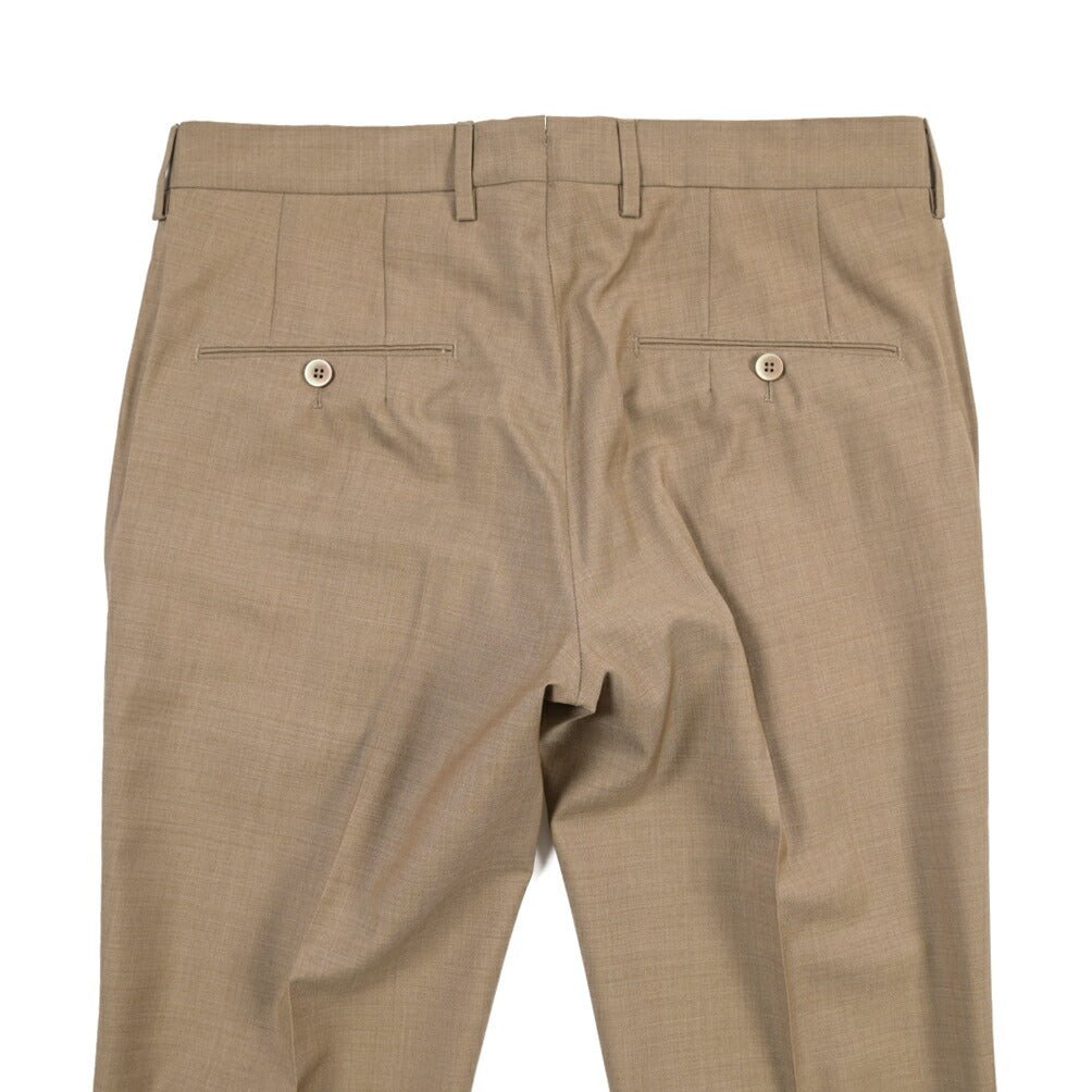 SALE｜GTA “772 L” ウール100% ワンタックスラックス / SLIM FIT ブラウン 48 | GUARDAROBA MILANO OFFICIAL STORE