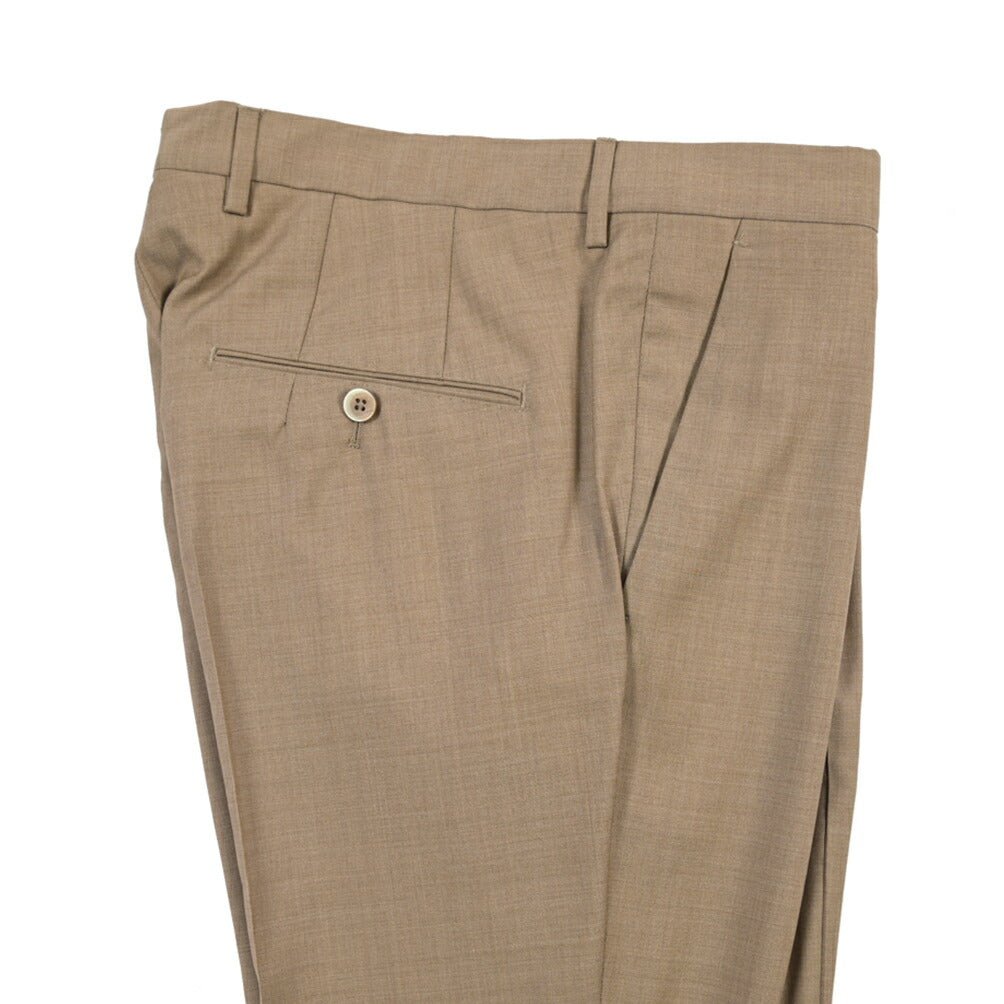 SALE｜GTA “772 L” ウール100% ワンタックスラックス / SLIM FIT ブラウン 48 | GUARDAROBA MILANO OFFICIAL STORE