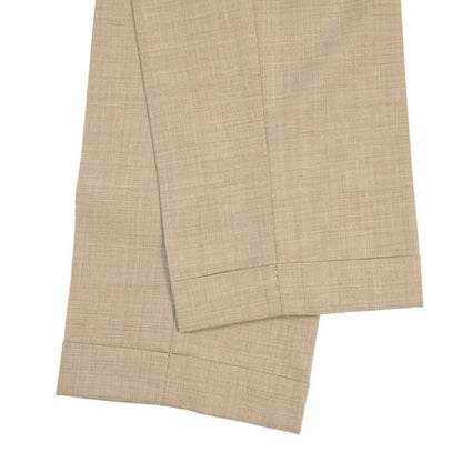 SALE｜GTA “772 L” ウール100% ワンタックスラックス / SLIM FIT ベージュ 48 | GUARDAROBA MILANO OFFICIAL STORE