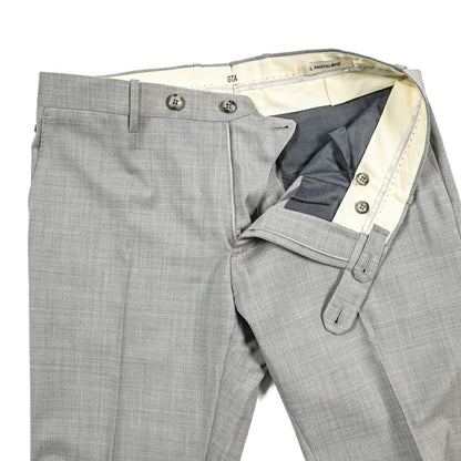 SALE｜GTA “800 G SL” ウール100% ノータックスラックス / SLIM FIT グレー 46 | GUARDAROBA MILANO OFFICIAL STORE