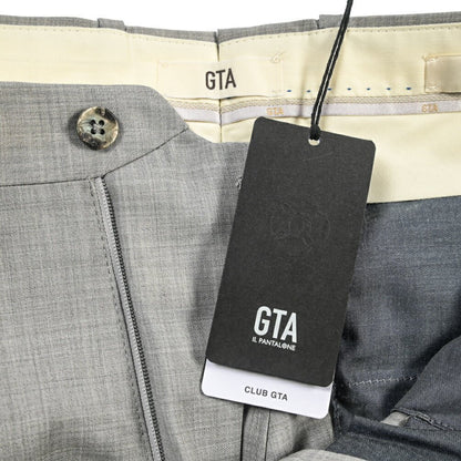 SALE｜GTA “800 G SL” ウール100% ノータックスラックス / SLIM FIT グレー 46 | GUARDAROBA MILANO OFFICIAL STORE