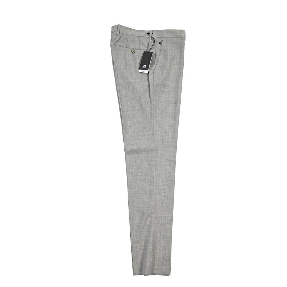 SALE｜GTA “800 G SL” ウール100% ノータックスラックス / SLIM FIT グレー 46 | GUARDAROBA MILANO OFFICIAL STORE