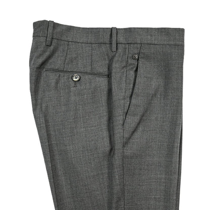 SALE｜GTA “800 G SL” ウール100% ノータックスラックス / SLIM FIT ダークグレー 48 | GUARDAROBA MILANO OFFICIAL STORE