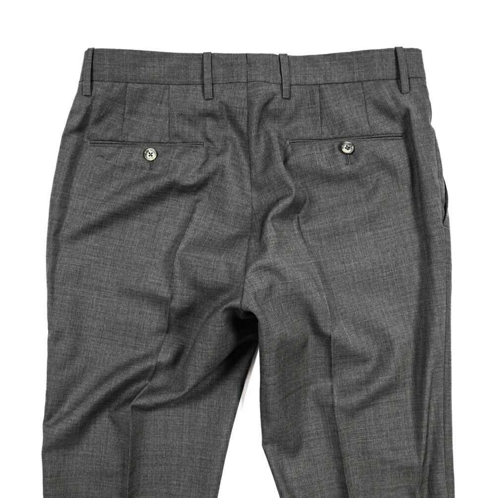SALE｜GTA “800 G SL” ウール100% ノータックスラックス / SLIM FIT ダークグレー 48 | GUARDAROBA MILANO OFFICIAL STORE
