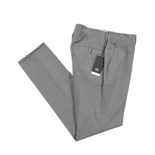SALE｜GTA “800 G SL” ウール100% ノータックスラックス / SLIM FIT グレー 46 | GUARDAROBA MILANO OFFICIAL STORE