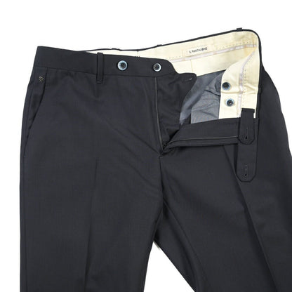 SALE｜GTA “800 G SL” ウール100% ノータックスラックス / SLIM FIT ネイビー 50 | GUARDAROBA MILANO OFFICIAL STORE