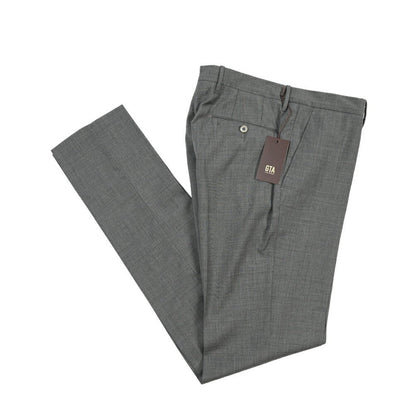SALE｜GTA “800 SL” ウール100% ノータックスラックス / SLIM FIT グレー 46 | GUARDAROBA MILANO OFFICIAL STORE