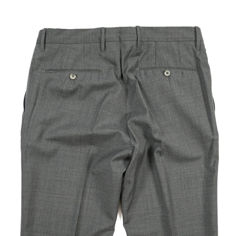 SALE｜GTA “800 SL” ウール100% ノータックスラックス / SLIM FIT グレー 46 | GUARDAROBA MILANO OFFICIAL STORE