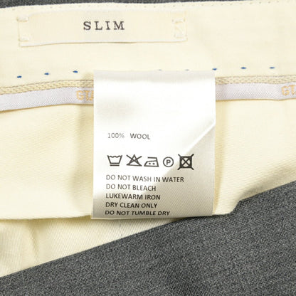 SALE｜GTA “800 SL” ウール100% ノータックスラックス / SLIM FIT グレー 46 | GUARDAROBA MILANO OFFICIAL STORE