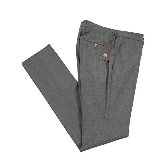 SALE｜GTA “800 SL” ウール100% ノータックスラックス / SLIM FIT グレー 50 | GUARDAROBA MILANO OFFICIAL STORE