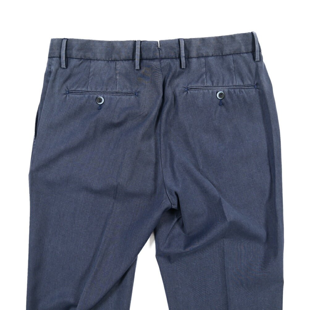 SALE｜GTA “800 SL” ヴァージンウール100% ノータックスラックス / SLIM FIT ネイビー 50 | GUARDAROBA MILANO OFFICIAL STORE