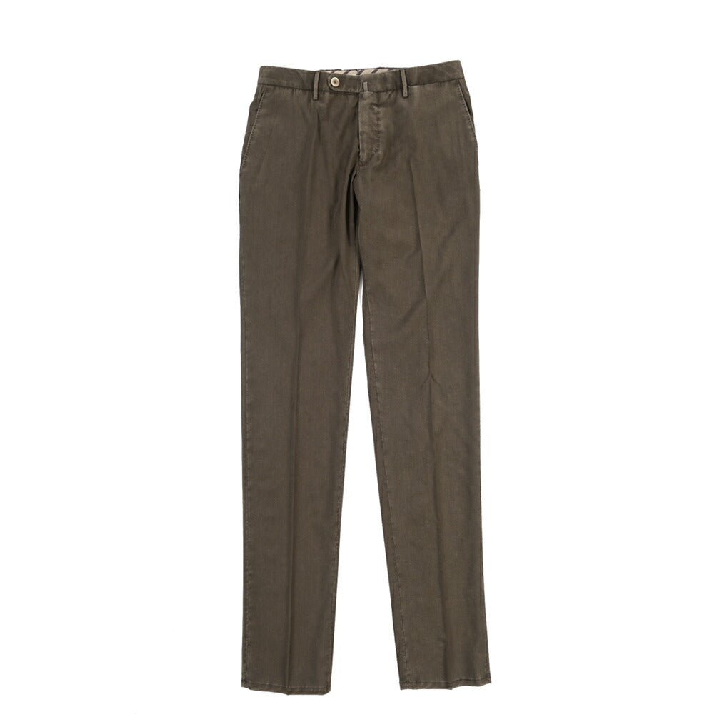 SALE｜GTA “800 SL” ヴァージンウール100% ノータックスラックス / SLIM FIT ブラウン 46 | GUARDAROBA MILANO OFFICIAL STORE